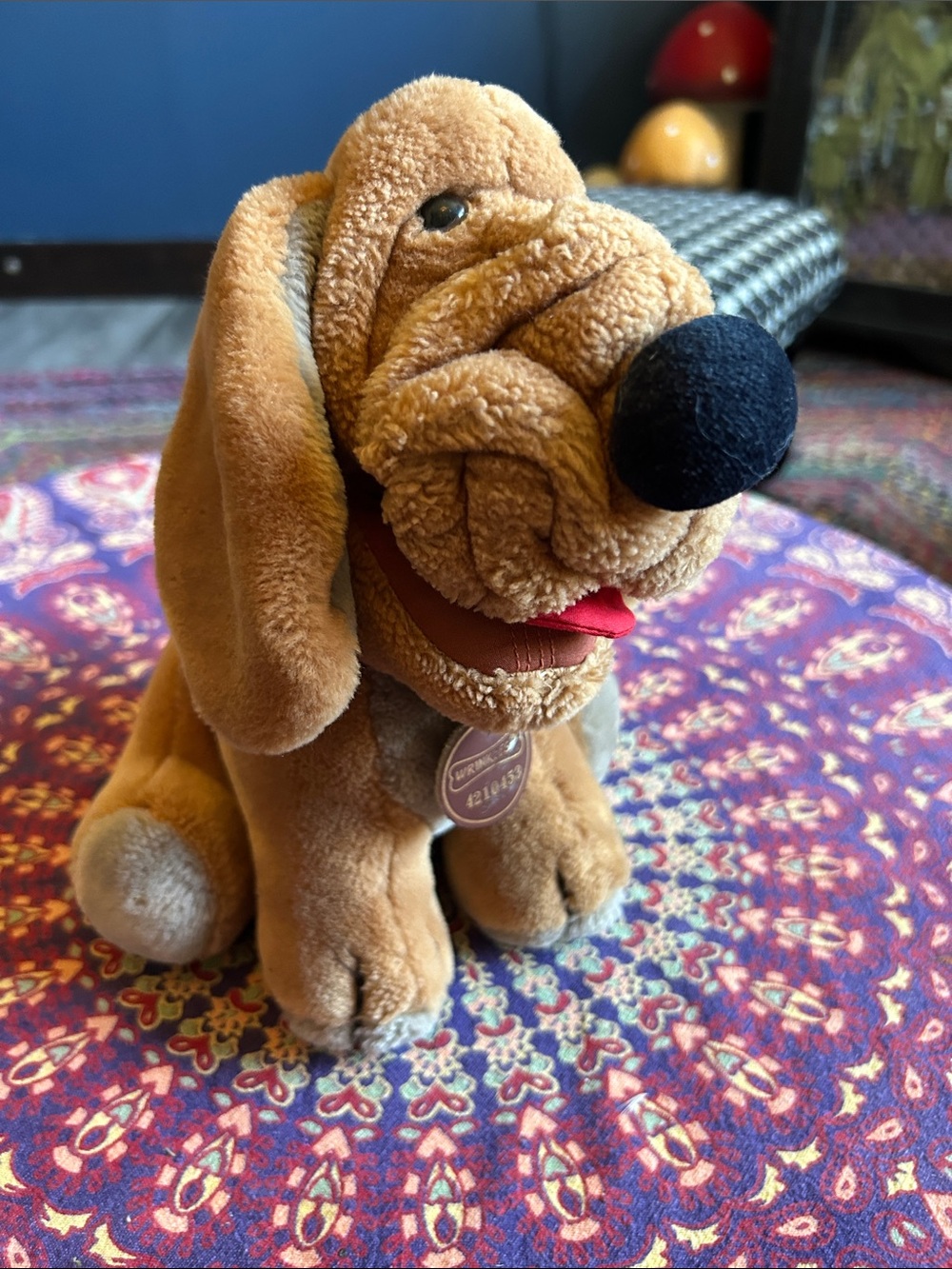 Vintage 1984 ganzbros wrinkles dog :